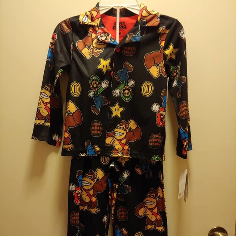 Super Mario Bros 2-piece Pajamas